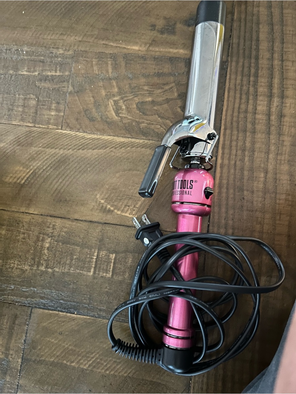 Hot Tools Professional Pink Curling Iron - 1 Inch Barrel